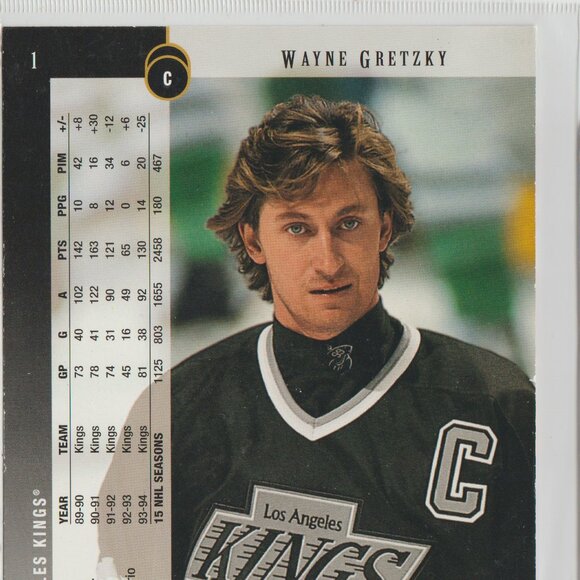 Wayne Gretzky LA Kings 1994-1995 Upper Deck Oversize Jumbo Hockey Card  #1 5x7 - Picture 4 of 5